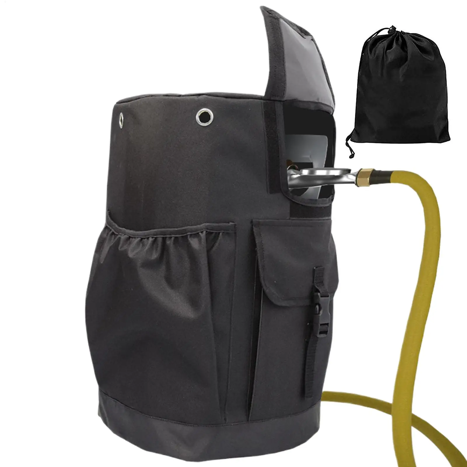 

Propane Tank Bag Heavy Duty Oxford Cloth Shield 20 Lb Propane Tank Cover With Pockets For Camping Backyard Garden Patio BBQ