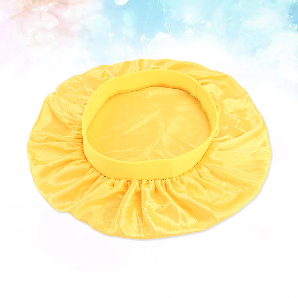 

Имитация шелковой атласной ткани, женская шапочка для сна, широкая сторона, прочный контроль, масло для волос, защита волос, не раздражающая