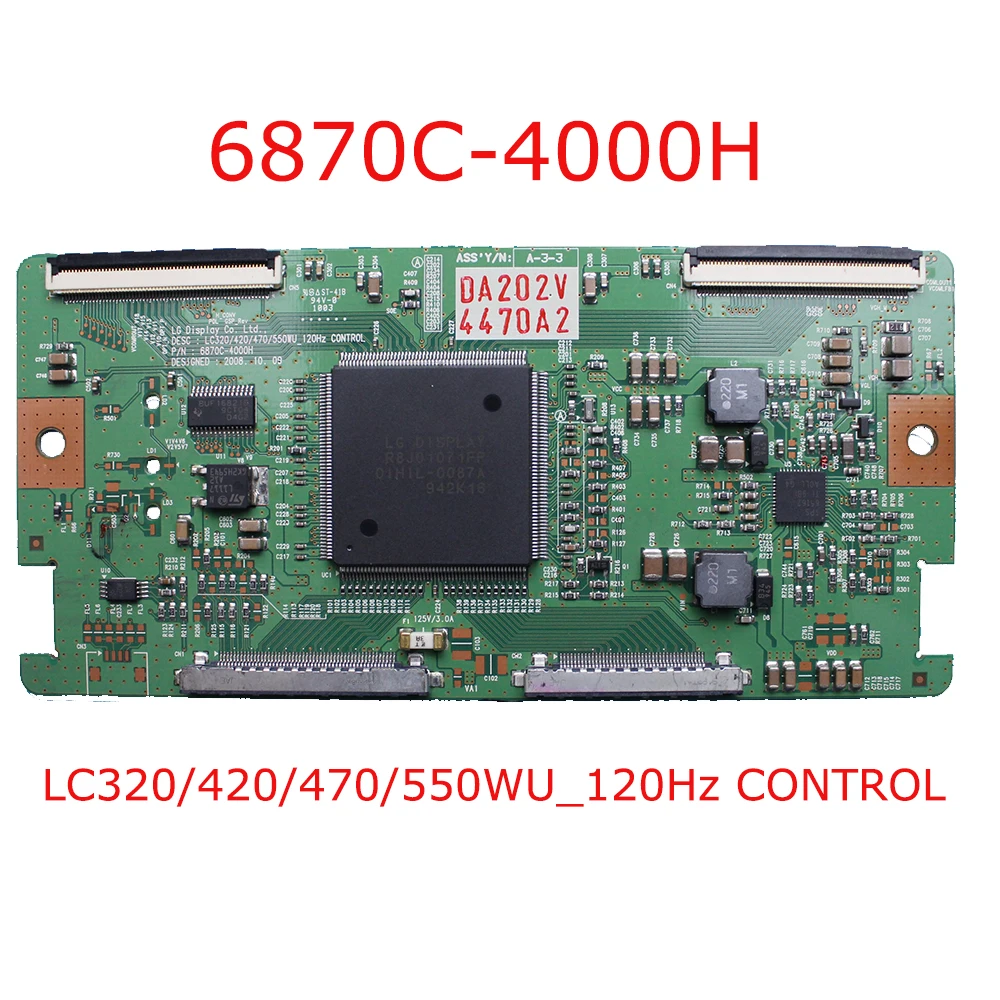 Muslimb LC320/420/470/550WU_120Hz scheda logica di controllo 6870C 4000H scheda di ricambio TV TV T-CON scheda SV320XVT