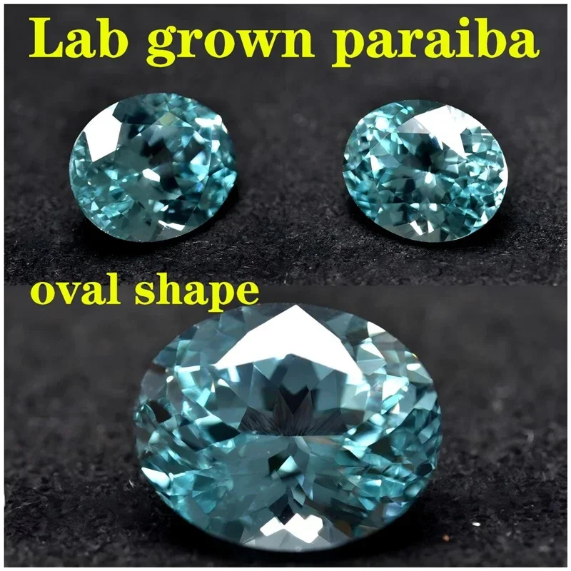 

Сапфир Paraiba овальной огранки, выращенный в лаборатории, VVS1, с сертификатом AGL, для изготовления ювелирных изделий своими руками, оптовая цена от производителя.