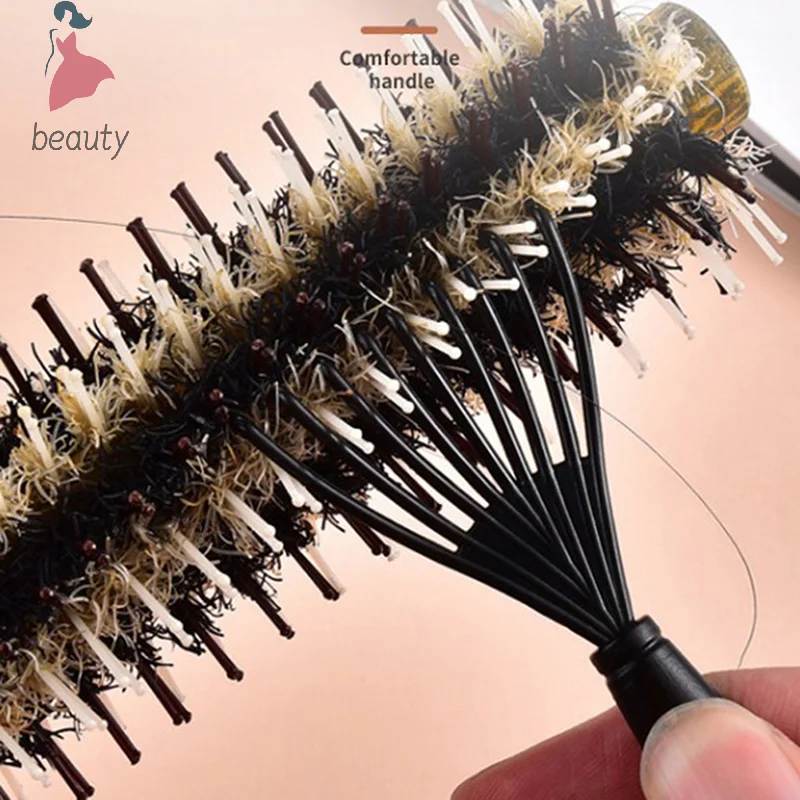 1 buah sisir rambut & sikat pembersih penghilang alat pegangan tertanam sisir sikat rambut pembersih sisir aksesoris