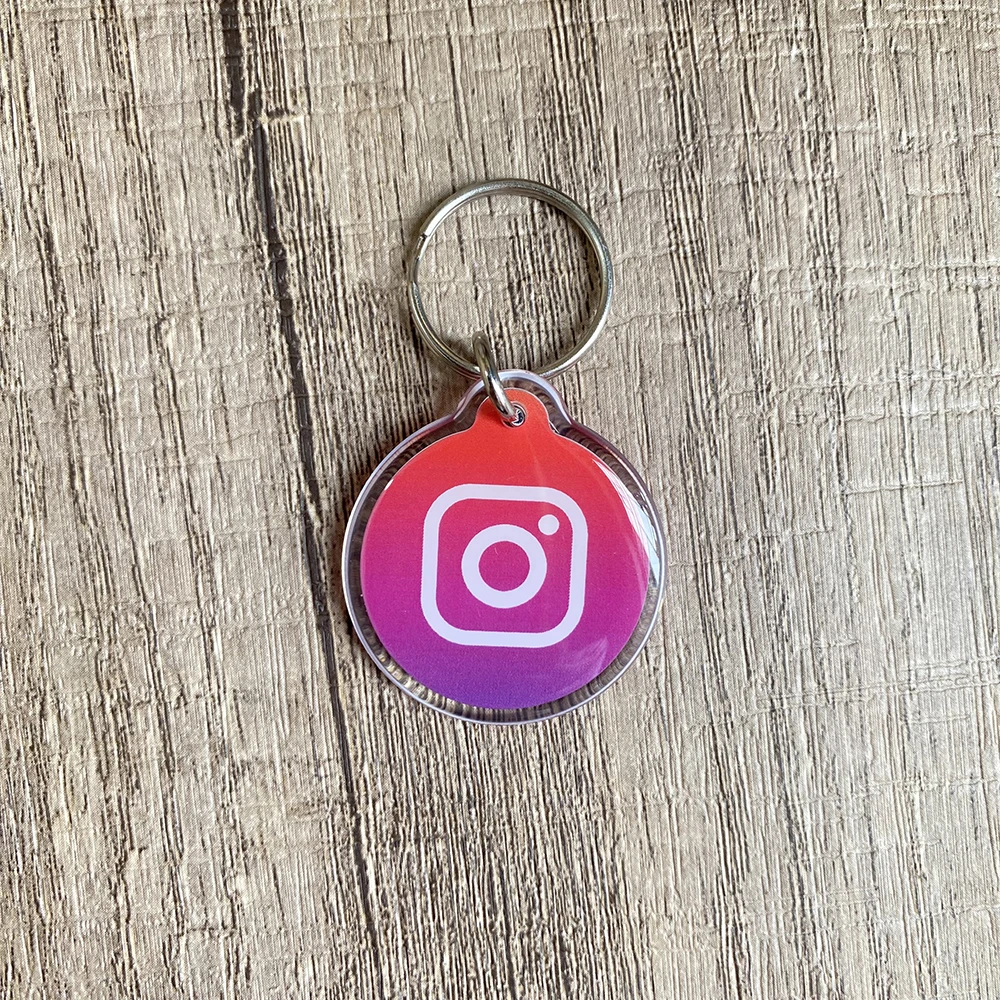 NFC Social Media Tap Business Key Card Instagram WhatsAPP Facebook Snapchat NFC Key Tag Chave Chaveiros