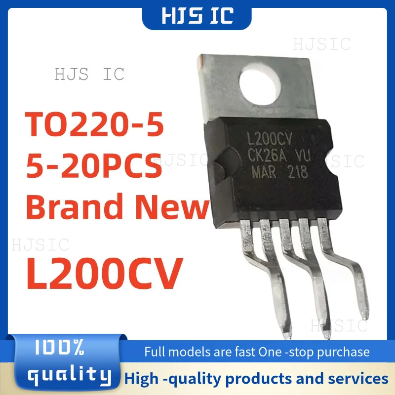 5-20PCS Brand New L200CV L200C L200 TO-220-5 Best Quality Transistor In Stock