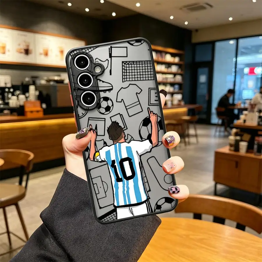 Celebration Arms Up Football Case for Samsung Galaxy A14 A23 A16 A15 A73 A33 A56 A55 A34 A36 A52S A72 A35 Phone Cover A53 A17