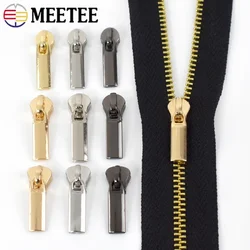 10/20Pcs 3# Zipper Puller Sliders for Metal/Resin/Nylon Zippers Textile Clothes Pocket Zip Head Repair Kit Tailoring Accessories