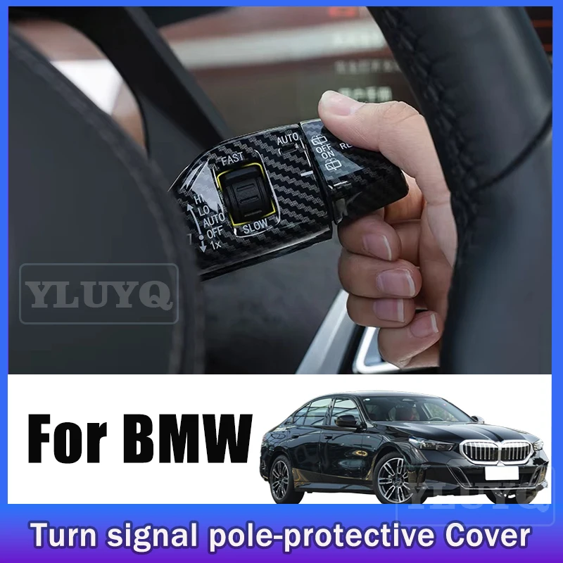 

For BMW Turn Signal Wiper Switch Decorative Rod 5 Series I5 Carbon Fiber ABS 1357 Series X1X2X3X5X7 G20 F25 F26 Accessories