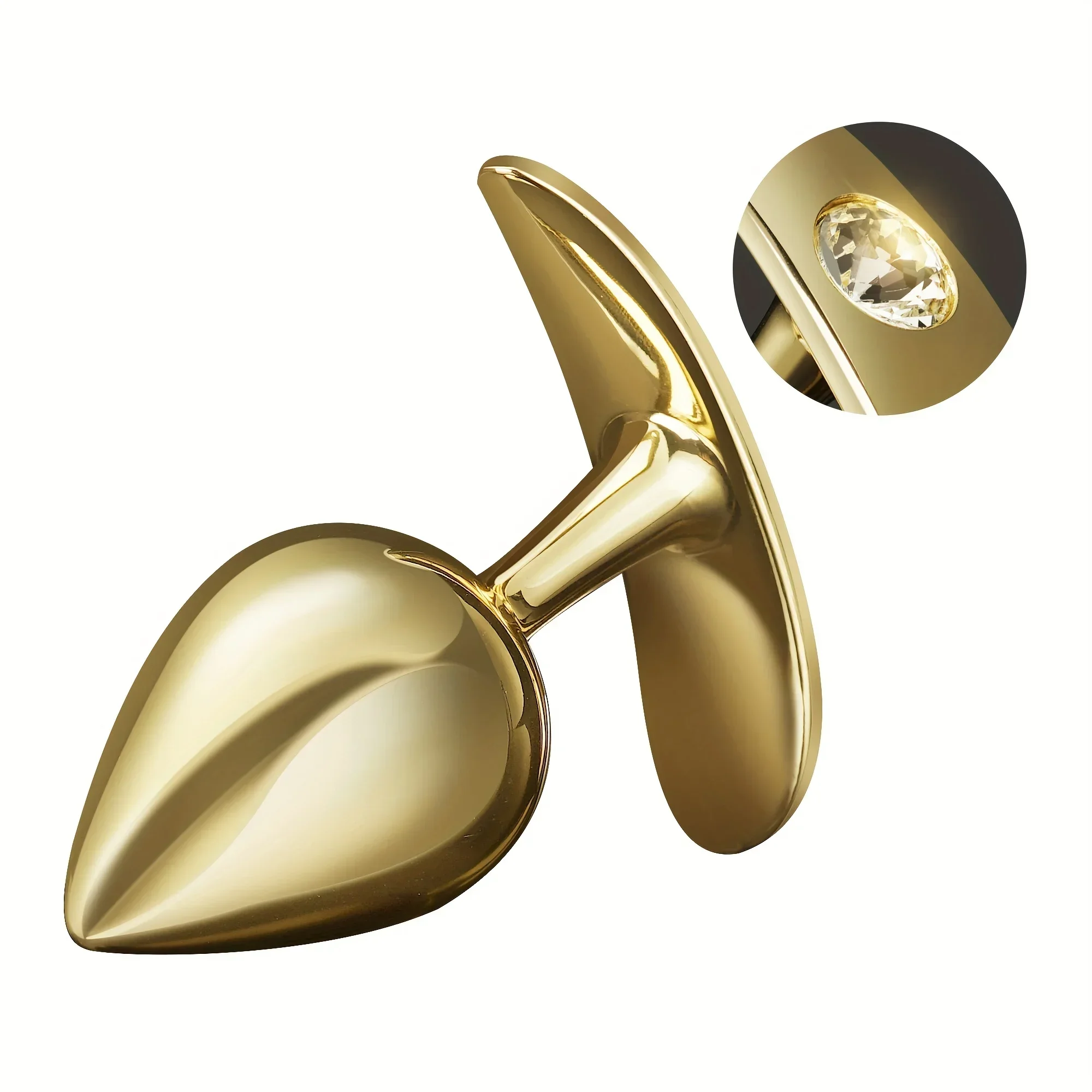 3 Size Anal Beads Crystal Jewelry Love Butt Plug Stimulator Sex Toys Dildo Stainless Steel Anal Plug for Gay Couple Anal Plug - view 4
