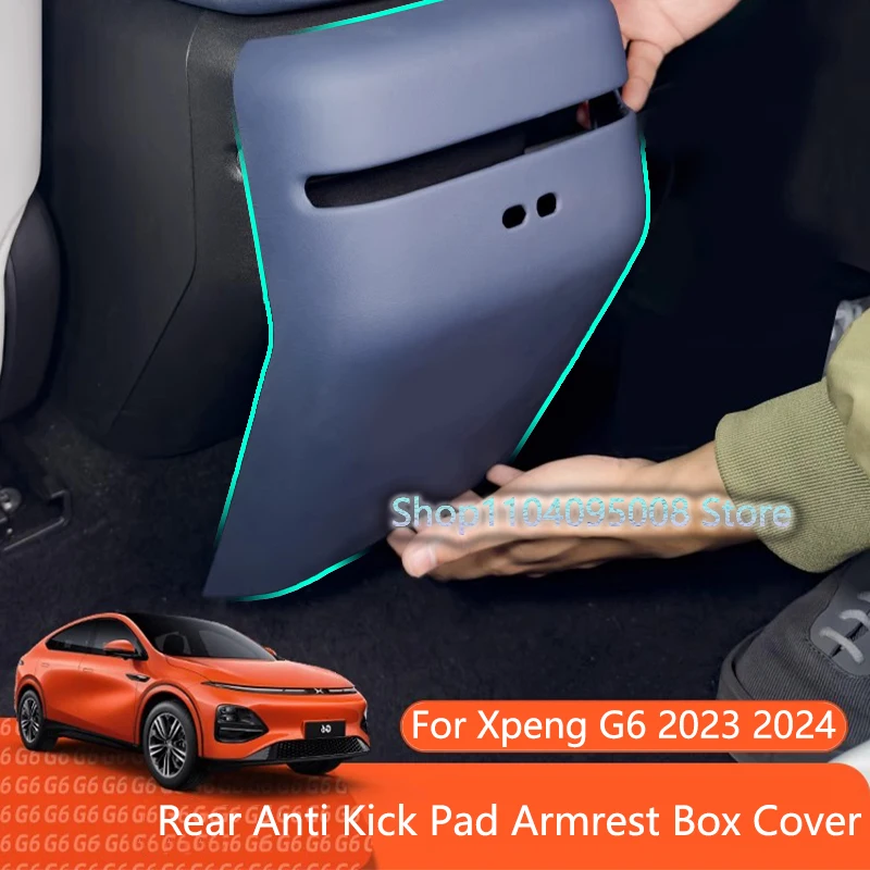 

Car Rear Anti Kick Cover For Xpeng Xiaopeng G6 2023 2024 Anti Scratch Anti Panel Cover Interior Modification Parts