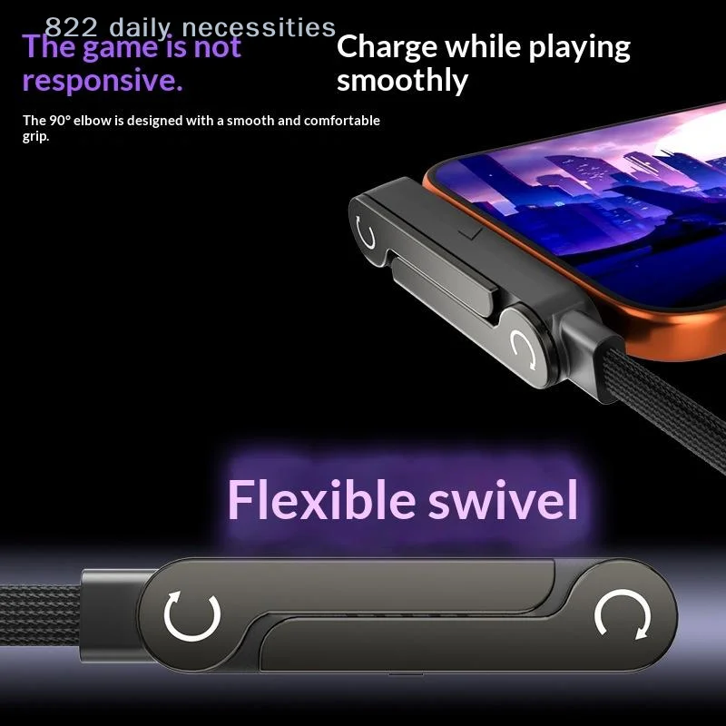convenient240W Type C Dual Function Adapter Fast Charging Data Sync and Mobile Stand for Office Home and Travel Use