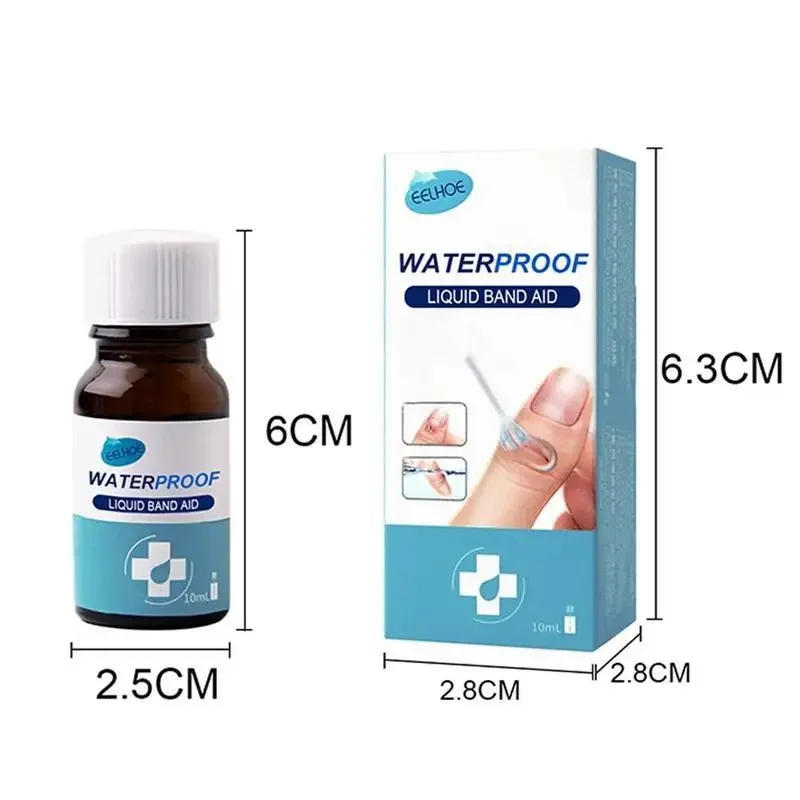 Gel de curación de heridas transpirable e impermeable, vendaje líquido, parche líquido para heridas, ayuda en aerosol, pegamento hemostático