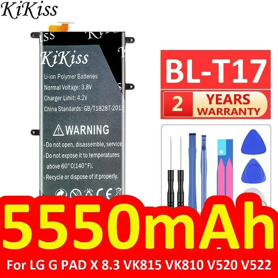 

BL-T17 5550 мАч для LG G Pad X 8,3 VK815 VK810 V520 V522 аккумулятор для планшета высокая эффективность
