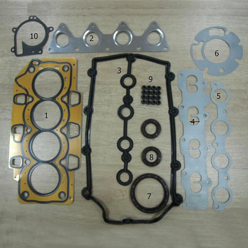 

SQR473F SQR473H Engine Full Gasket Set Kit Fit Chery A1 A113 J1 QQ6 QQMe S18 Riich M1 M5 V2 X1 1.3L AMT Overhaul Rebuilding Seal
