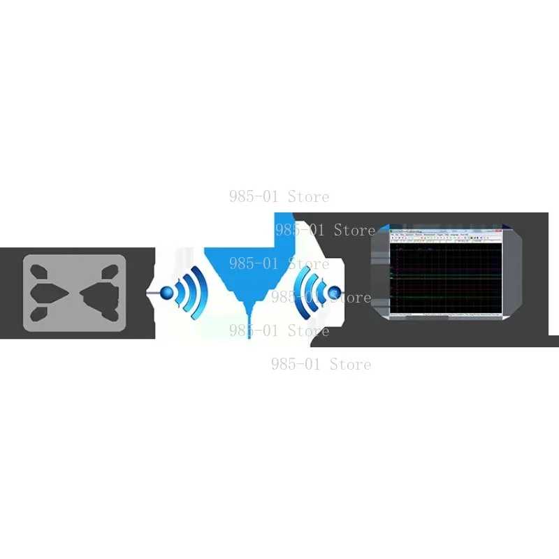 Wireless Wi-Fi USB oscilloscope with 5 channels, virtual data storage and acquisition recorder, automotive maintenance tool