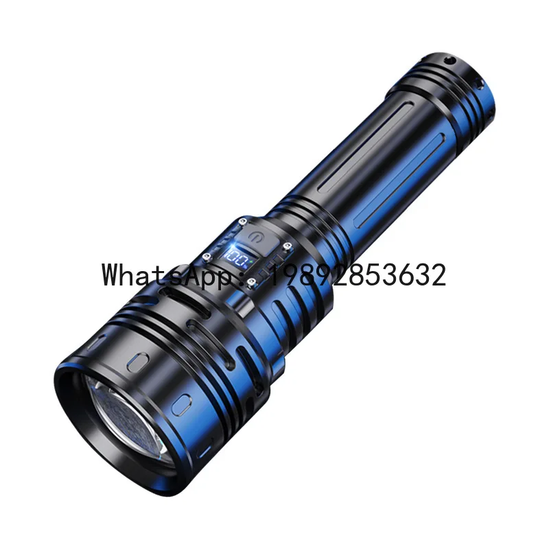 PYJ Type-C Fast Charging Digital Display P90 Flashlight Outdoor Waterproof Rechargeable Lighting Flashlight