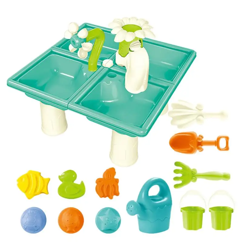 

Sand And Water Table Kids Sand Activity Sensory Table 13 Piece Water Toy Accessories Enhances Motor Skills Promotes Sensory