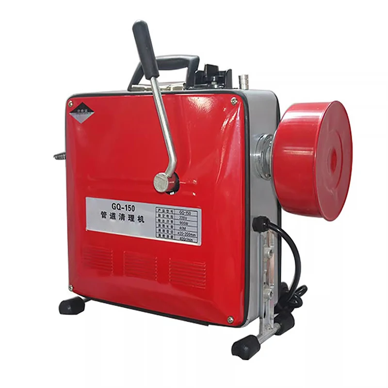 

GQ-150 электрическая дноуглубительная машина для труб, профессиональный бытовой канализационный инструмент, автоматический инструмент для дноуглубления полов унитаза