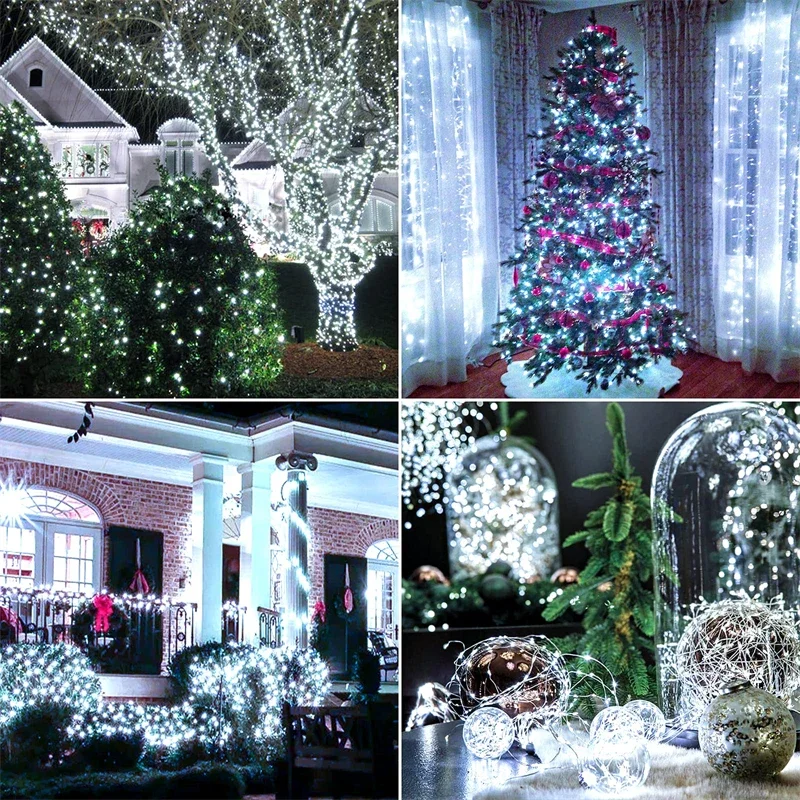 7M/12M/22/32M Solar Led Fee Licht Outdoor Girlande Led Wasserdichte Girlande string Lichter Weihnachten Party Garten Solar Lampe Dekor – Detail 5