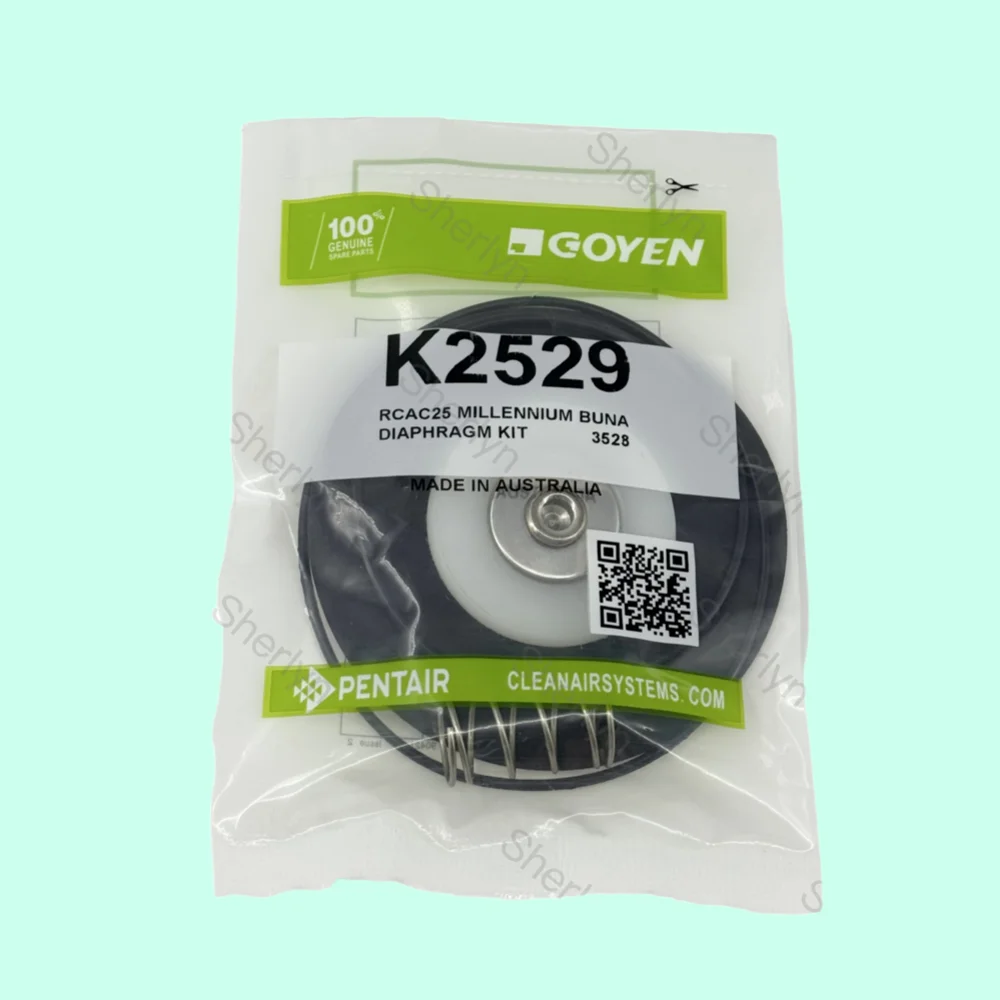 

GOYEN K2529/2530 Ремкомплект диафрагмы 1 дюйм RCAC25T3/DD3/FS3 1 дюйм Фторкаучук