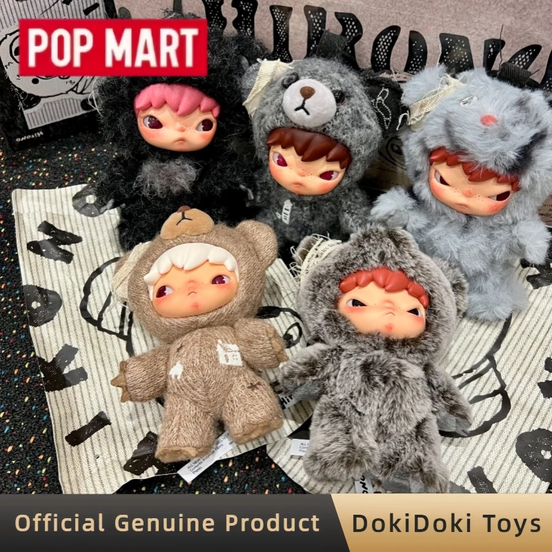 

POPMART Hirono Road Journal Vinyl Plush Pendant Blind Box Trendy Peripheral Toys Cute Figure Ornament Doll Mystery Box Gifts