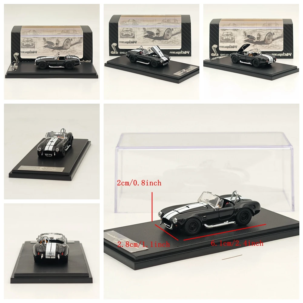 Fine Works 1/64 Per SHELBY COBRA 427S/C Diecast Model Car In Miniatura Collezione Limitata Modelli di Veicoli Giocattolo