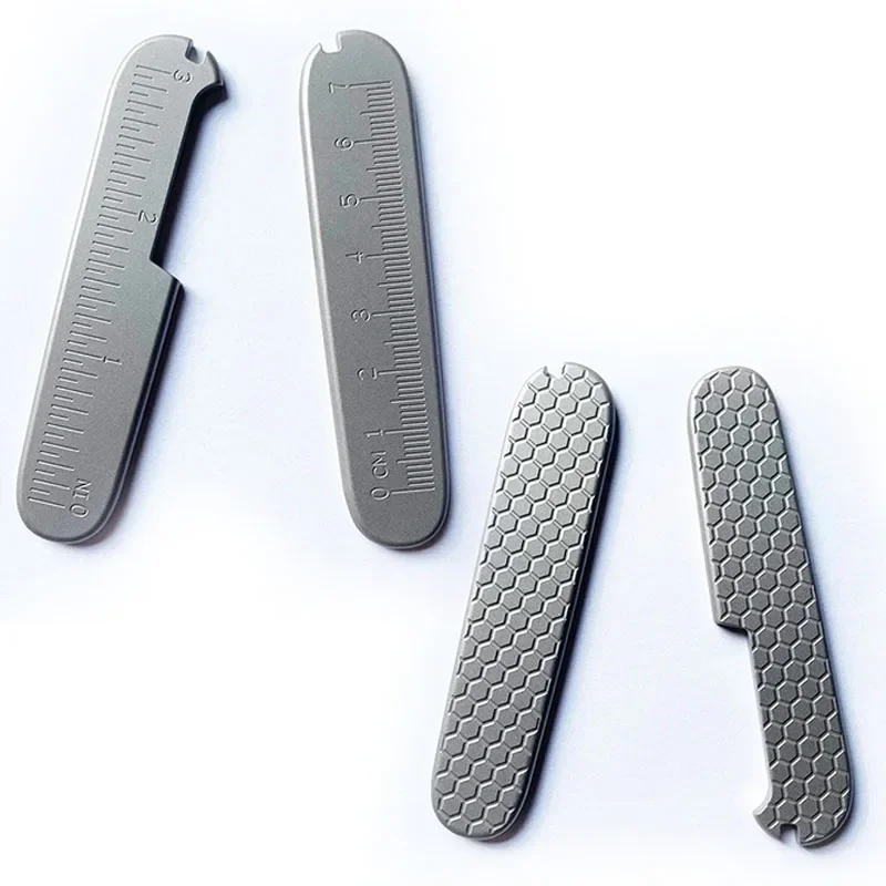 

1 Pair Titanium Knife Handle Scales for 91MM Victorinox Swiss Army Knives