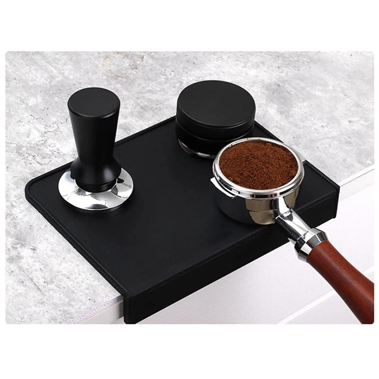 Anti Slip Silicone Coffee Tamper Mat Espresso Pad for Barista Tool Countertop Protector Cafe Accessory