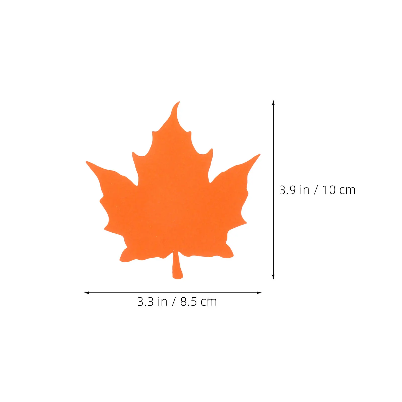 150Pcs Maple Leaves Cutouts Paper Vibrant Fall Leaf Craft Cards for Thanksgiving Bulletin Board Decor Classroom Wall Sticker