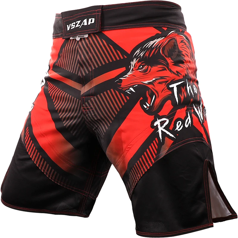 

Combat MMA Sports Free Fight Training Short Pants Men's Thai Boxing Fitness Pants Drawstring LOOSE Mens Shorts Sweatpants