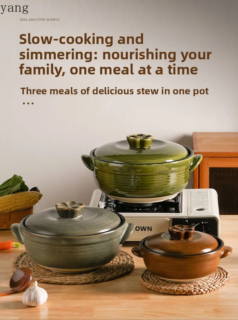 LMM high temperature dry burning without cracking high value casserole clay old-fashioned casserole