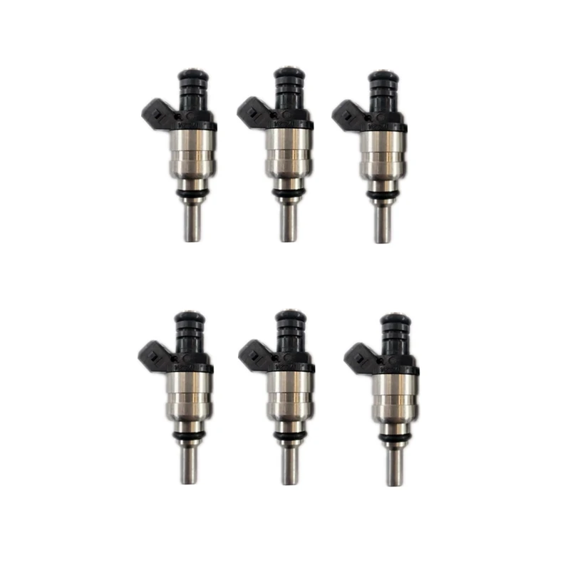 

6pcs 13641427240 1427240 fuel injector for BMW 320I 323CI 323I 325CI 325I 325XI 328CI 328I 525I 528I X3 Z3 Z4 2.2L 2.5L 2.8L L6