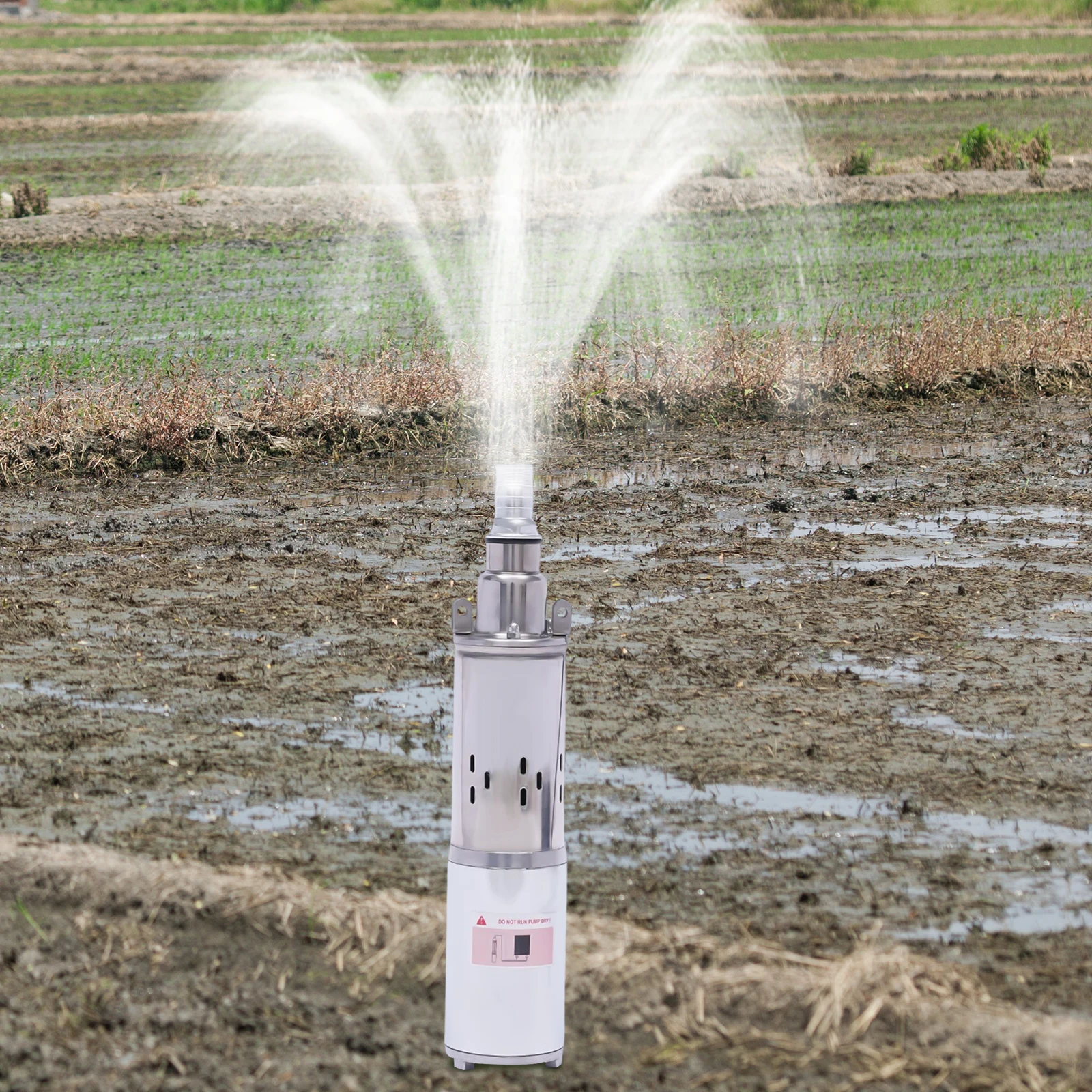 Imagem -03 - Bomba de Água Submersível de Poupança de Energia Bomba de Poço Profundo de Energia Solar 12v 20m de Elevação Fluxo Máximo de 12 m ³ por h