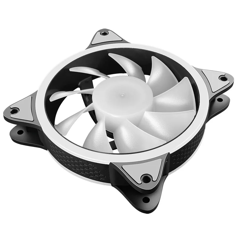 COOLMOON 120mm Silent Case Fan PC 12CM Cooling Fan Quiet Computer Cooler Fan Case Cooling Fans 12V DC 4 Pin 120mm Mute Fan Molex