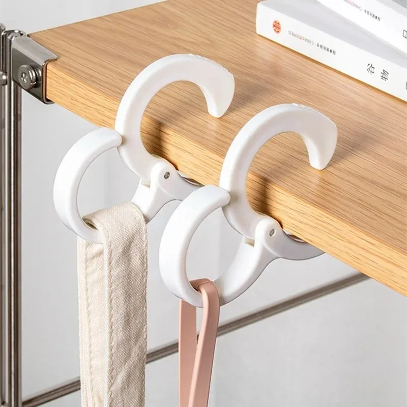 10PCS S Hook Card Hooks for Home Punch Light Closet Kitchen Organizer Bathroom Storage Durable Space Saving Multi-Purpose Hooks view 4