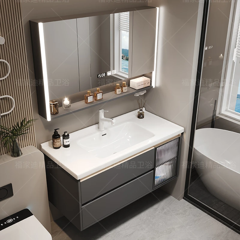 

Modern Luxury Bathroom Cabinet Organizer Storage Partitions Display Toilet Drawers Cupboard Paper Archivadores Home Furniture