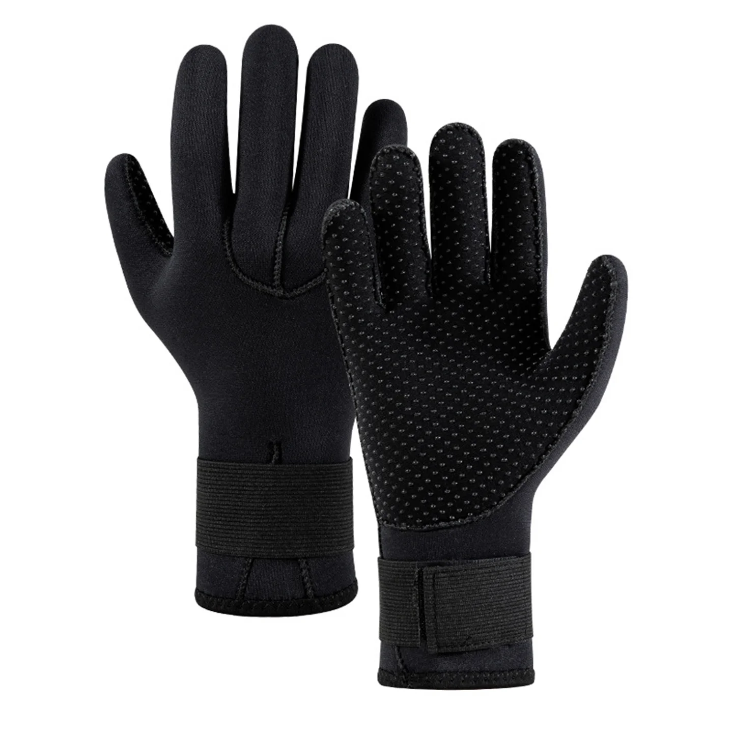 3/5mm Diving Gloves Men's Winter Swimming Fishing Non-Slip Scratch-Resistant Wear-Resistant Warm Cold-Proof Snorkeling Gloves