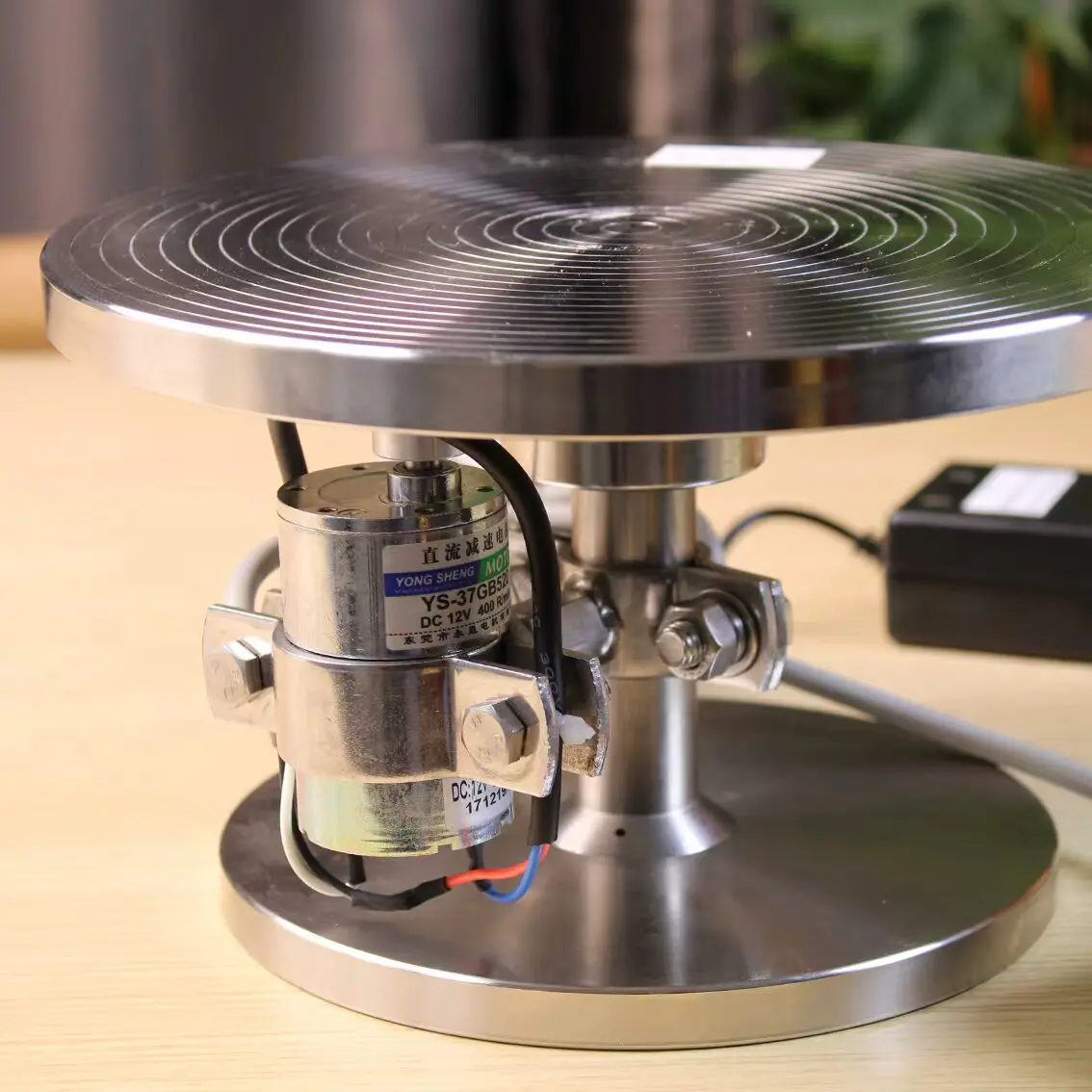 Ceramic professional turntable stainless steel electric turntable ceramic tool, adjustable speed clay