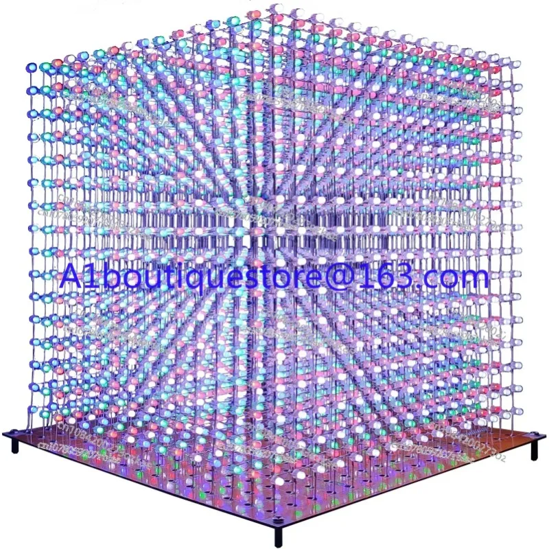 3 D16mini Light Cube Kit 16x16x16 Electronic DIY Production Parts Support Custom Animation