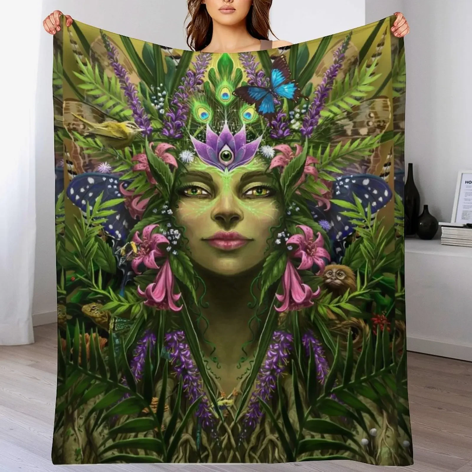 

Divine Life Throw Blanket Furrys christmas decoration Hair Decoratives Blankets