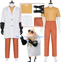 Anime Nefario Cosplay Dr Cosplay Man Nefario Doctor Play Costume Uniform Suit Halloween Party Role Play Outfit
