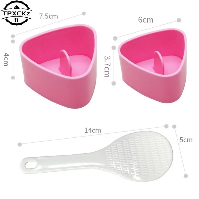 DIY Sushi Mold Onigiri Rice Ball Food Press Triangular Musubi Sushi Maker Mold Sushi Kit Japanese Kitchen Bento Accessories