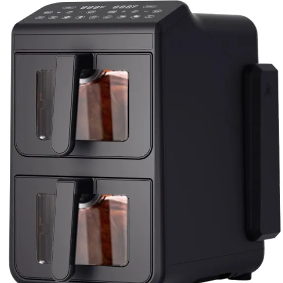 Intelligent double-layer visual large-capacity 10L multi-function AIR FRYER100-220V air fryer oven