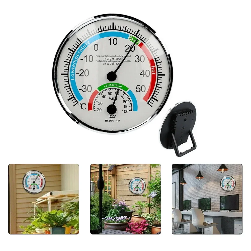 Mini Sauna Thermometer Metal Case Steam Sauna Room Thermometer Hygrometer Bath And Sauna Indoor Outdoor Used Hygrothermograph