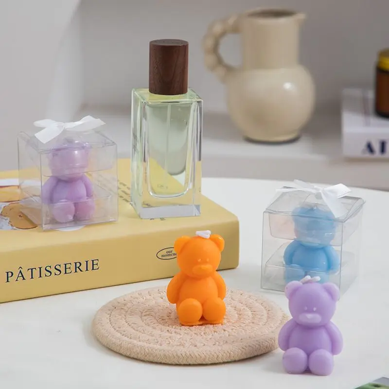 50PCS Shower Candle Shower Favors for Guest Bear Party Favors Baby Shower Candles Bulk for Gifts Favors Party