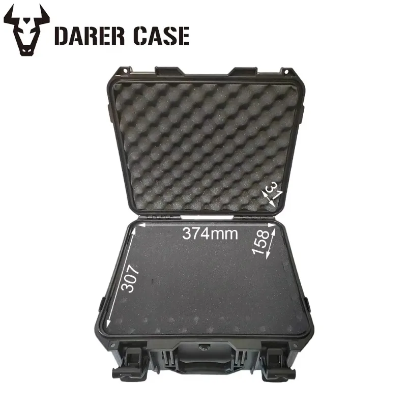 DPC072-1 Mass Supply Solid High-quality Injection Molded Plastic Easy Carrying Shelter Waterproof  case with Standard Foam