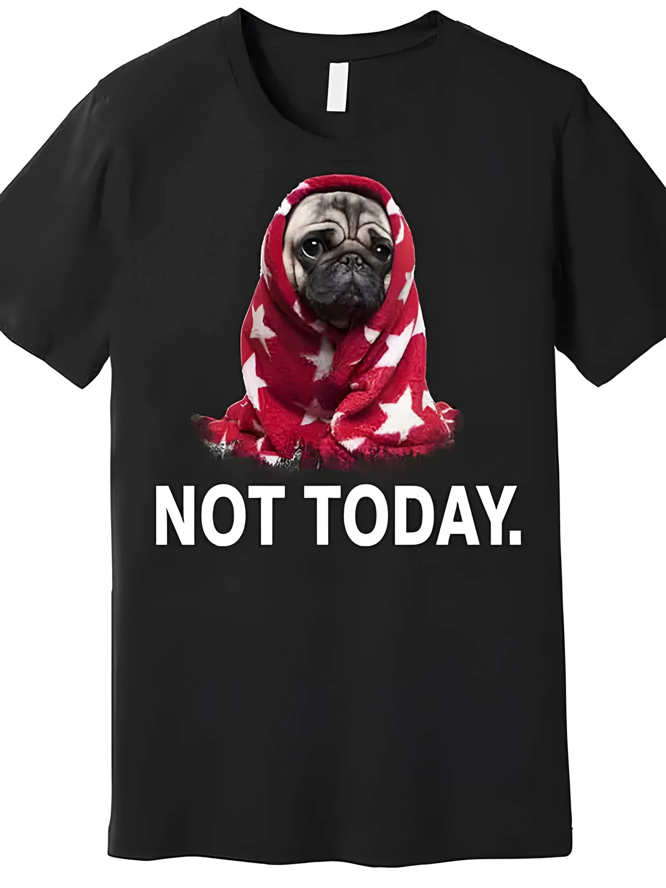 Men'S & Women'S Black Funny Pug 