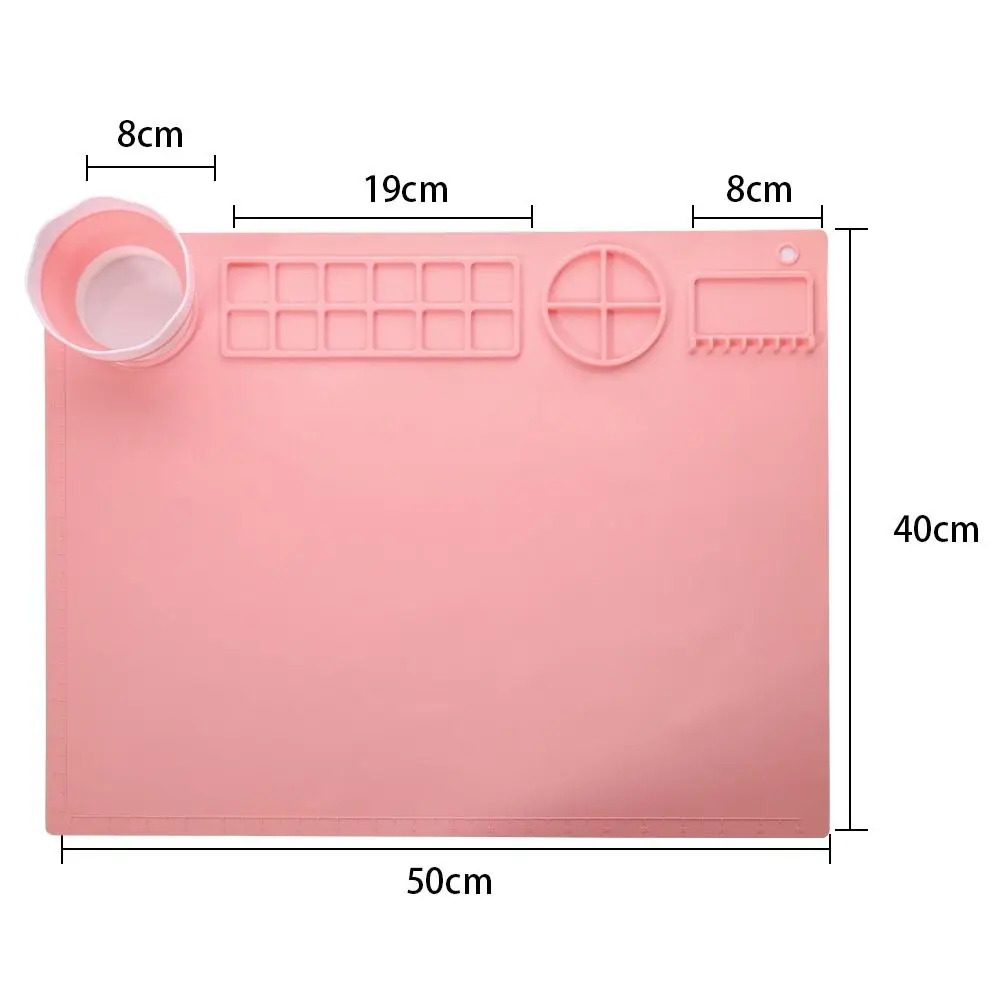 Силиконовый силиконовый коврик для рисования, антипригарный шестигранный художественный силиконовый коврик для рукоделия, скруббируемый моющийся коврик для рисования граффити, инструменты