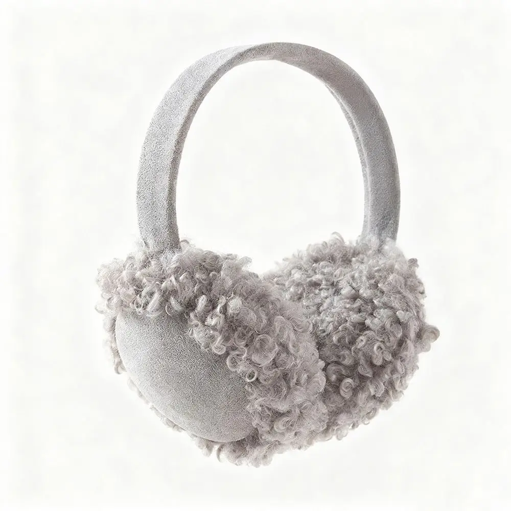 Nieuwe Warme Oorbeschermers Anti Koude Wind Effen Kleur Oorwarmers Antivries Krullend Oor Warmer Winter Outdoor Fietsen