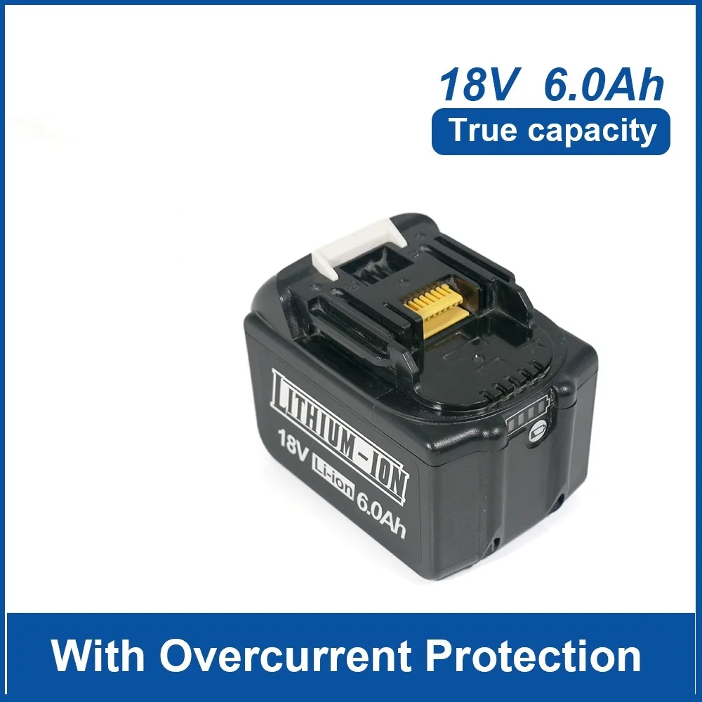 

BL1830 BL1840 BL1850 For Makita 18V High-Power 9Ah 18V Li-ion Battery 18650 Cell, Compatible with BL1830 Series Tools.