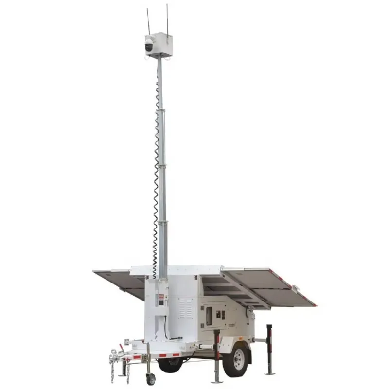Solar Panel Outdoor Cctv Camera Portable Security Cameras Construction Sites