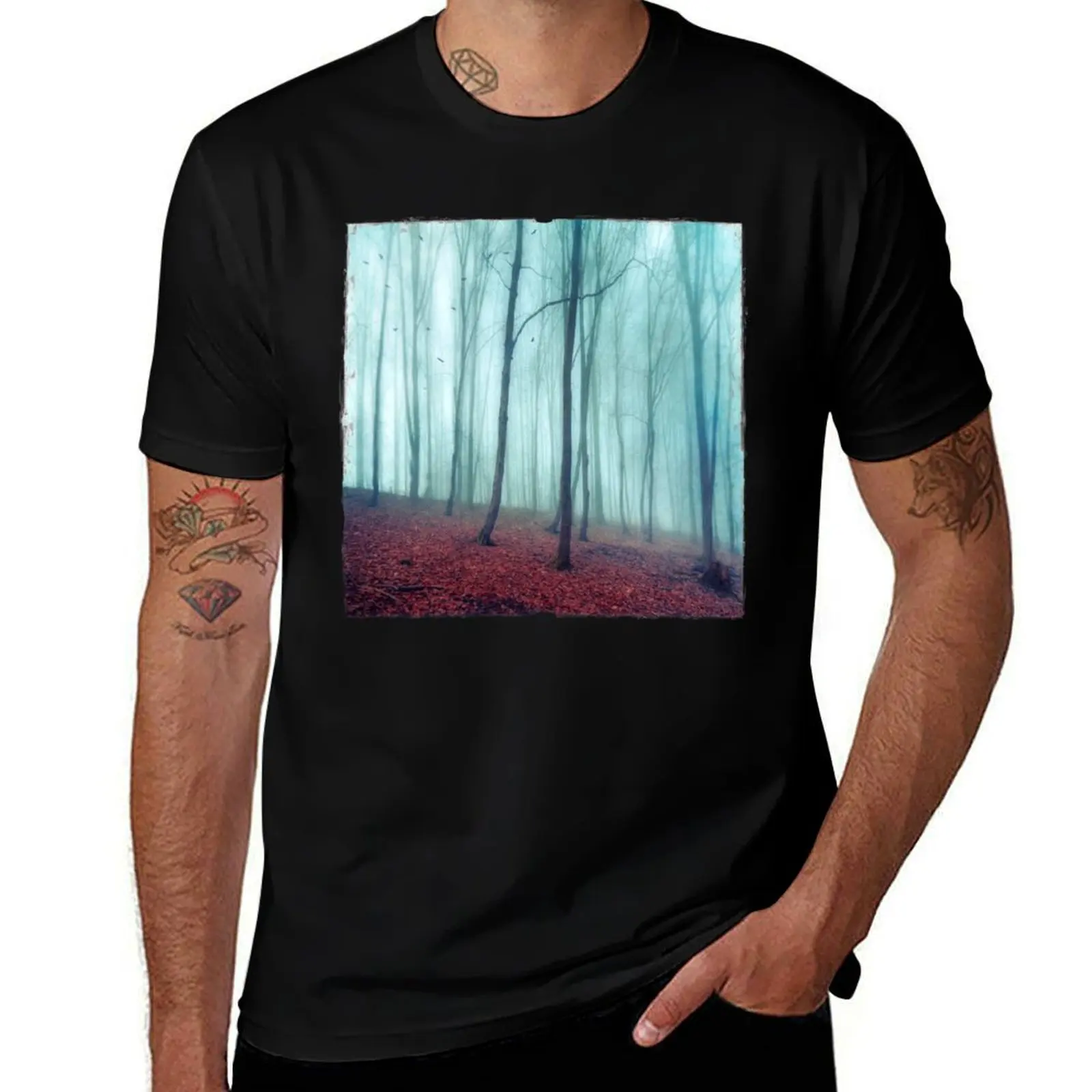 

Silent T-Shirt No - Forest T-Shirt Noize t for t t man man shirts man cotton for shirts graphic slim shirts tees fit